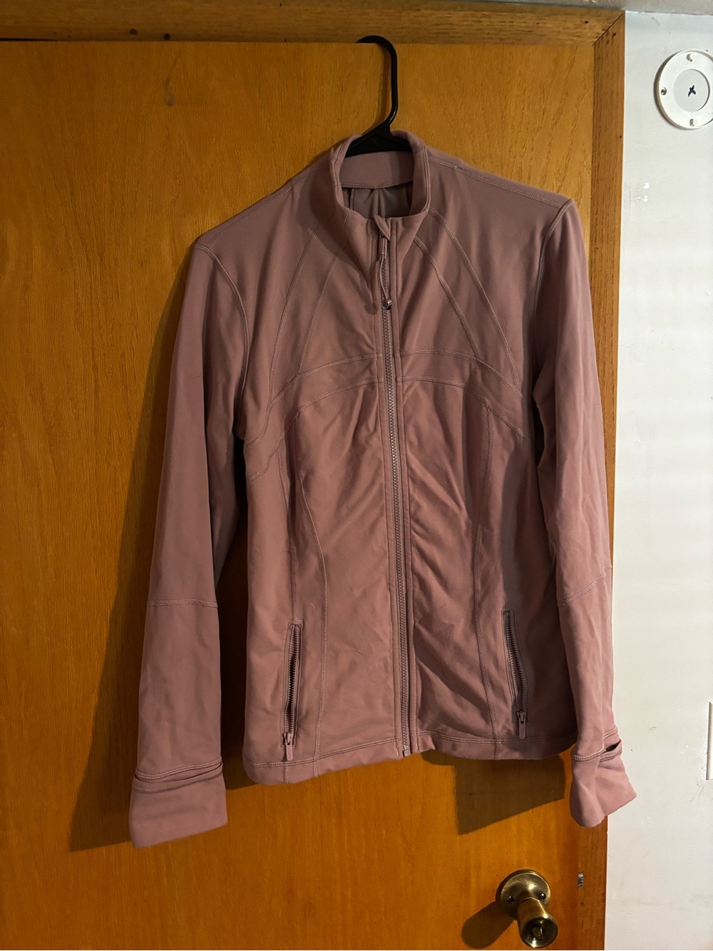 Lululemon Define Mauve Pink Zip-Front Jacket